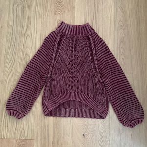 Free people sweetheart mock neck sweater